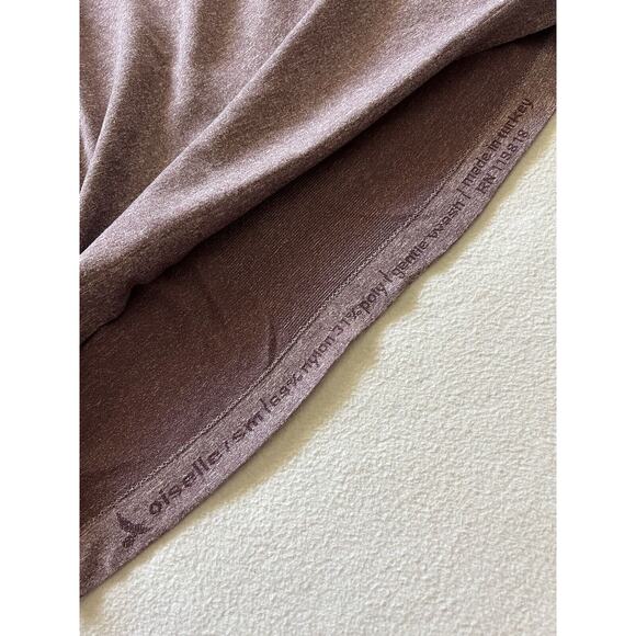 Oiselle Birds Of A Feather Women Mauve Long Sleeve Thumbhole Seamless Shirt S - Picture 7 of 9